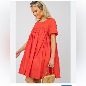 Listicle brand babydoll dress